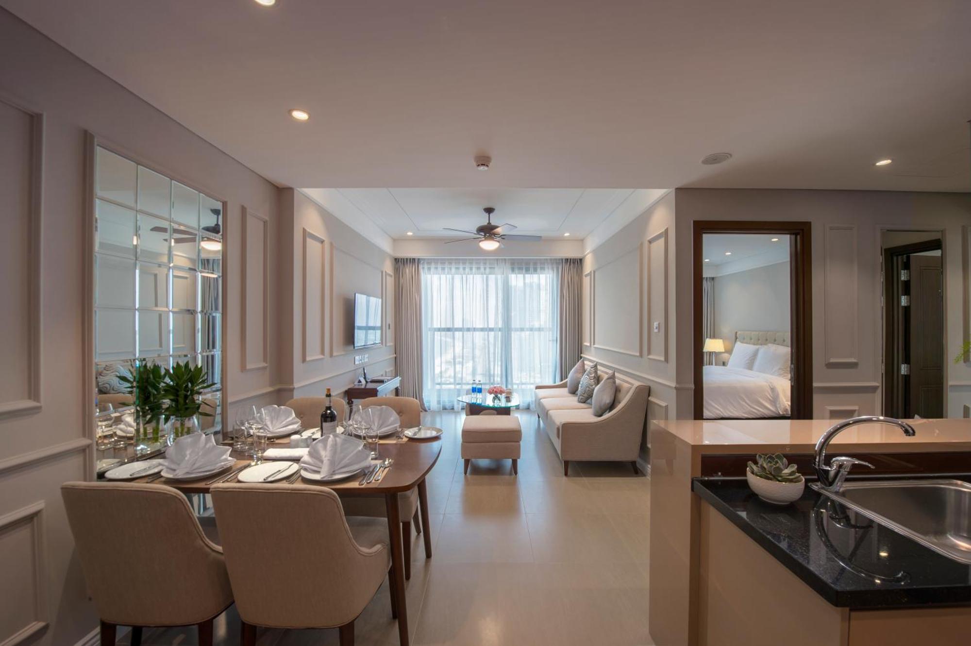 Luxury Beach Condo 5-Star, Rooftop Pool Дананг Екстериор снимка